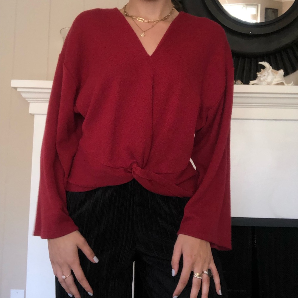 LUSH v-neck sweater